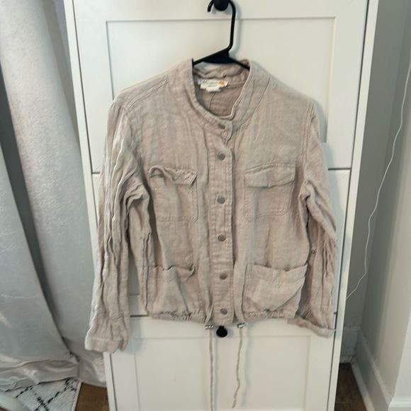 C&C California Jackets & Blazers - C&C California Linen Jacket